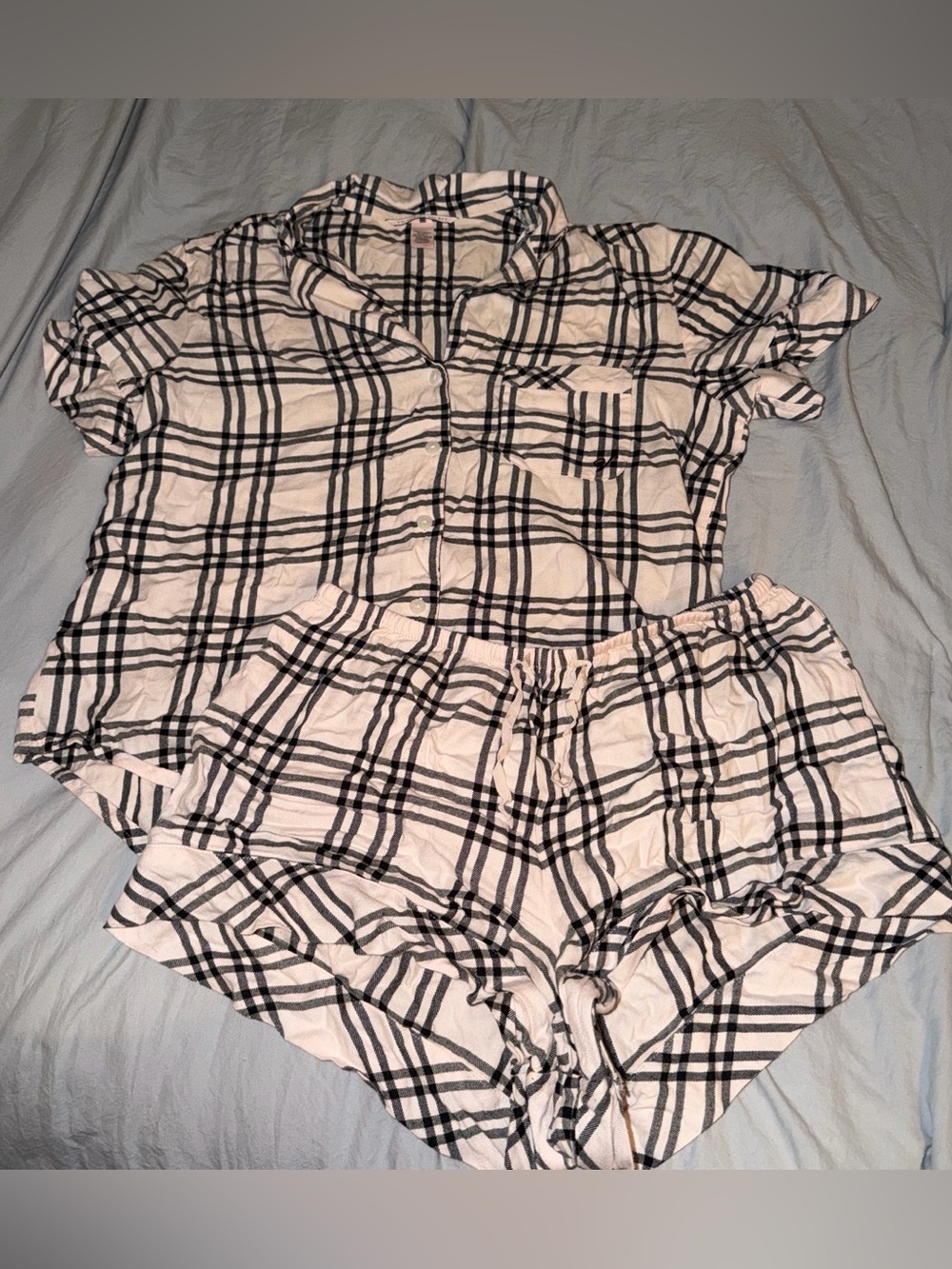 Victoria’s Secret Plaid Short Pajama Set
